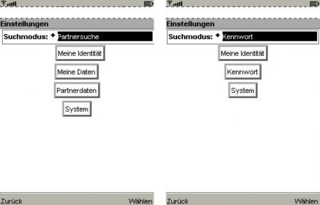 J2ME Implementierung   BenutzeroberflÃ¤che